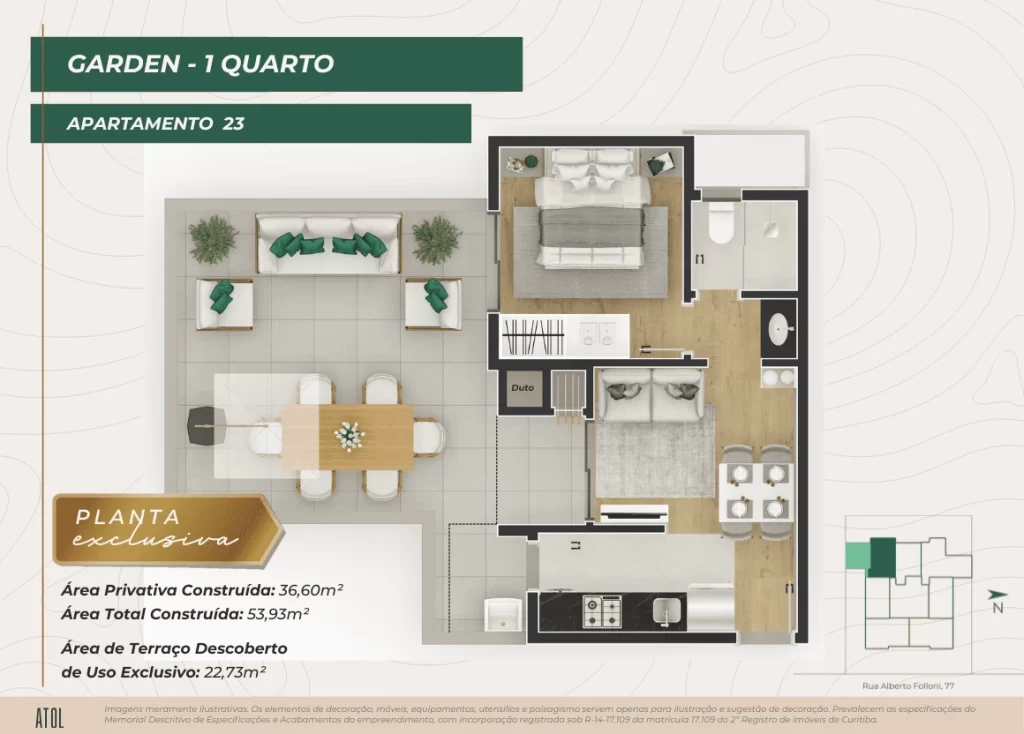 1 Quarto - GARDEN - AP 23