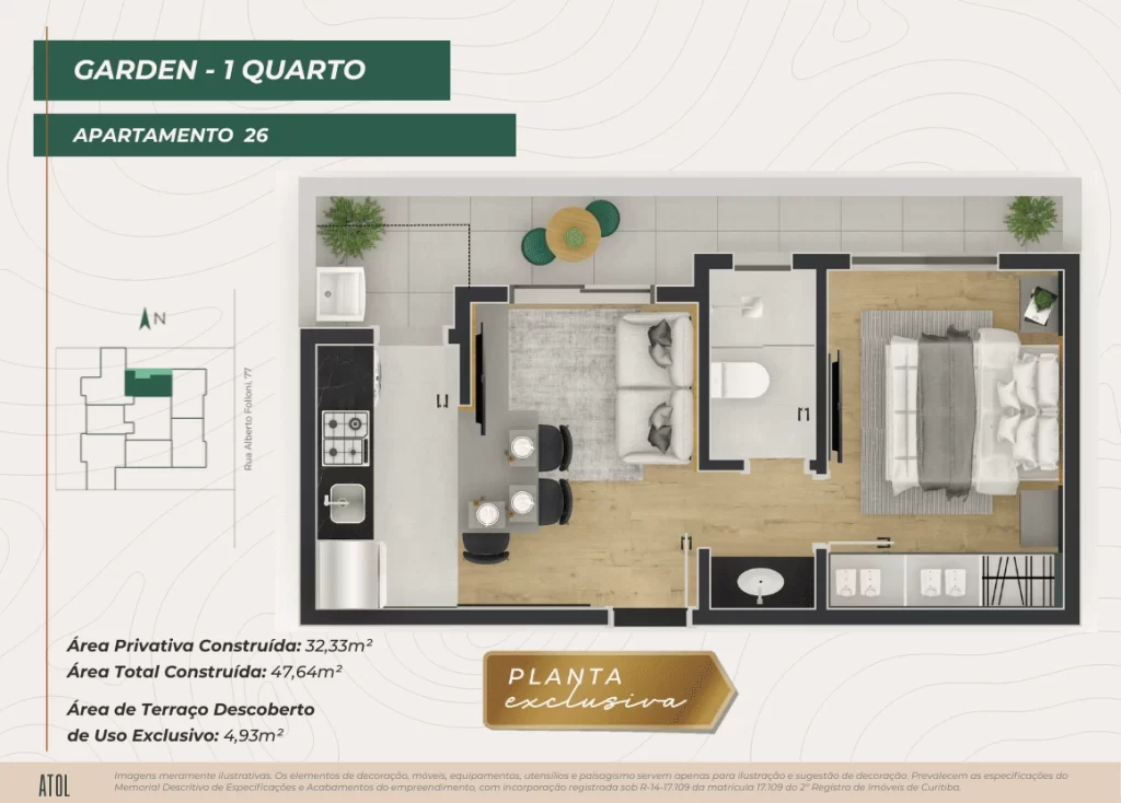 1 Quarto - GARDEN - AP 26