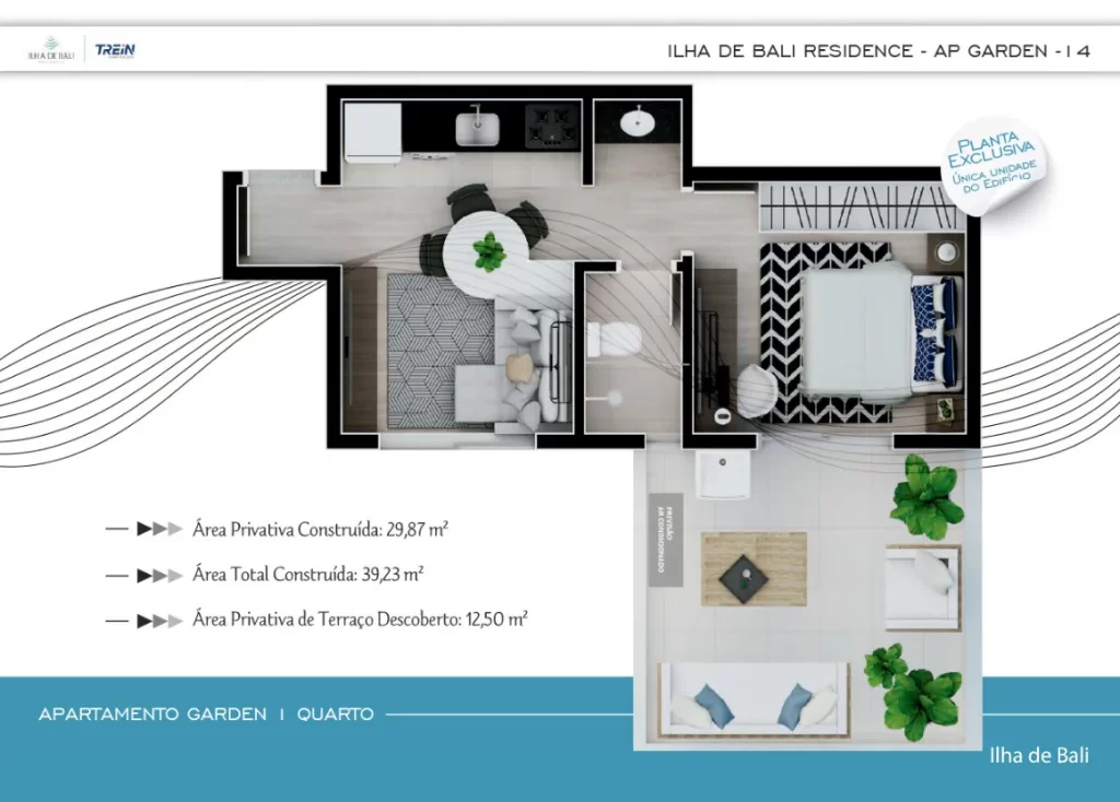 4-APARTAMENTO-GARDEN-1-QUARTO-14 - NOVO