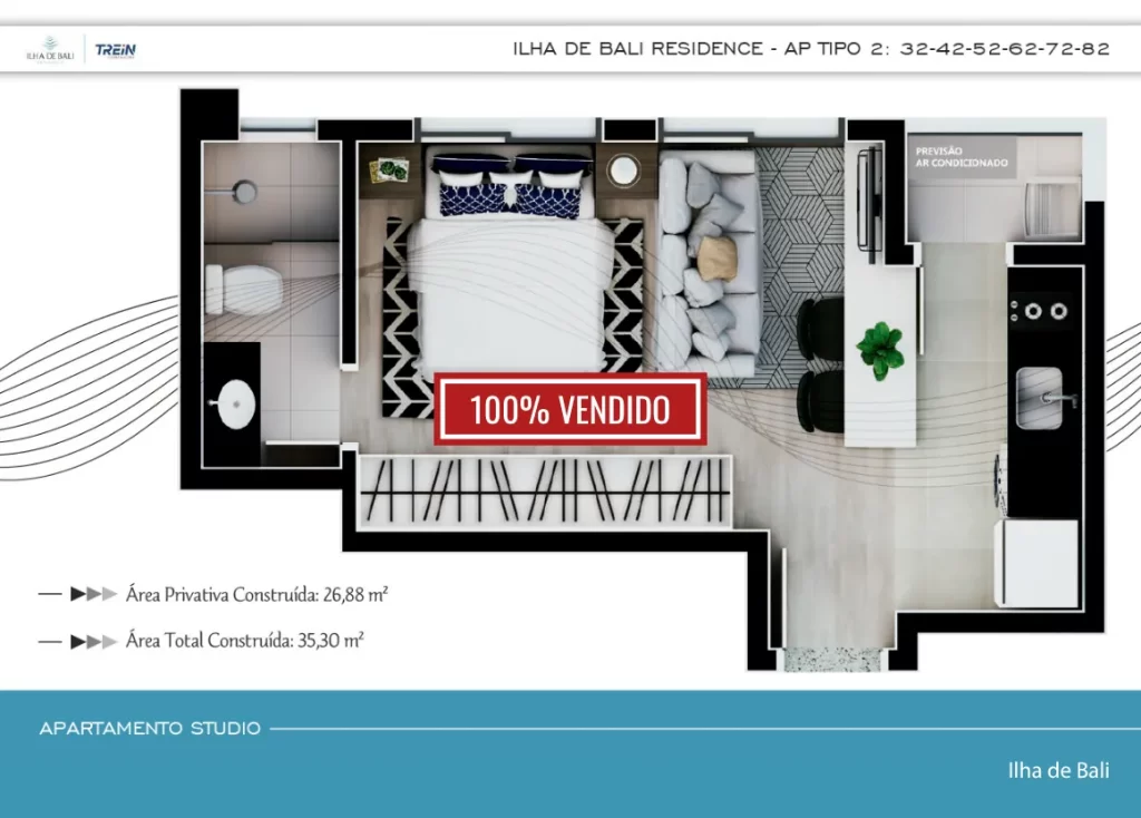 7-APARTAMENTO-STUDIO-32-42-52-62-72-82 - VENDIDO
